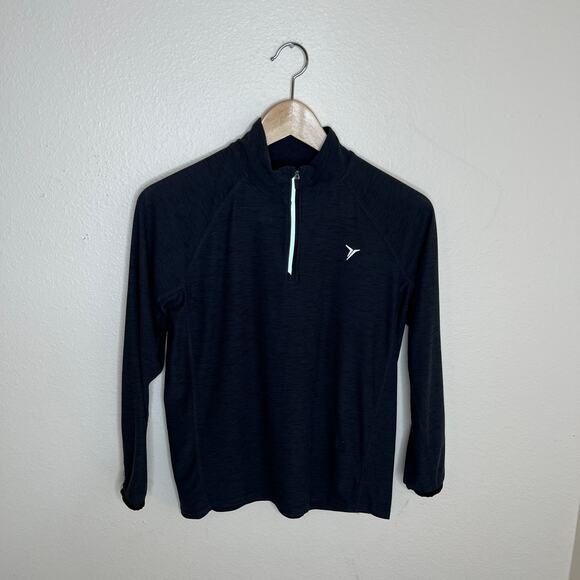 Old Navy Other - Old Navy Gray Long Sleeve Pull Over Quarter Zip Front Large 10-12